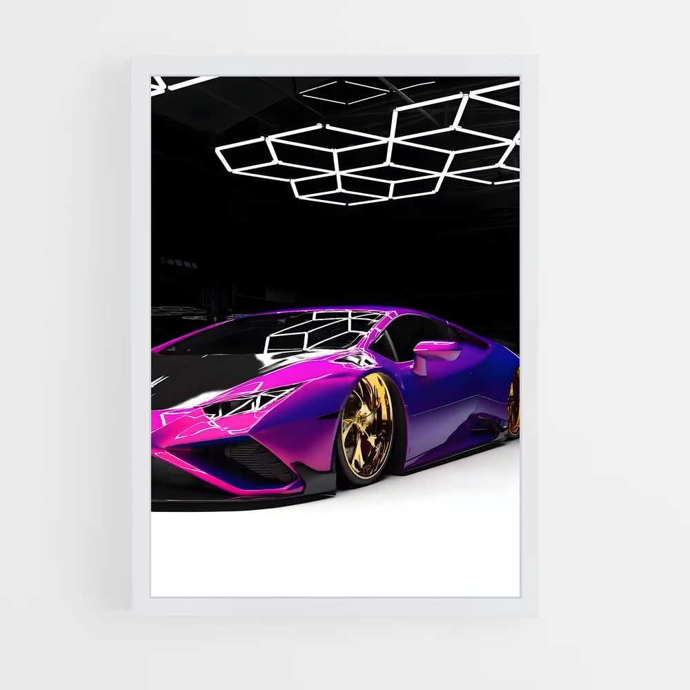 Poster Huracan Dream – affiche Lamborghini (vue 3)